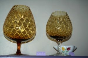 maxi verres vintage Brocante de la Pointe Minard