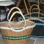 paniers vintage scoubidou Brocante de la Pointe Minard