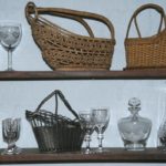 porte bouteilles, verres et carafes Brocante de la Pointe Minard