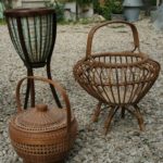 travailleuse panier à ouvrage à la Brocante de la Pointe Minard de Plouézec, près de Paimpol