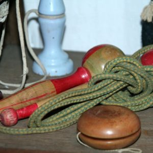 yoyo corde à sauter à la Brocante de la Pointe Minard de Plouézec, près de Paimpol