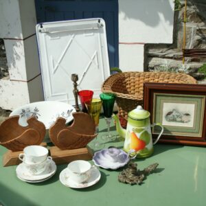 retour de chine de la Brocante de la Pointe Minard à Plouézec, près de Paimpol