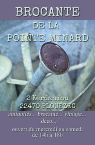 Brocante de la Pointe Minard à Plouézec, près de Paimpol