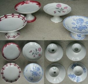 compotiers à la Brocante de la Pointe Minard à Plouézec, près de Paimpol